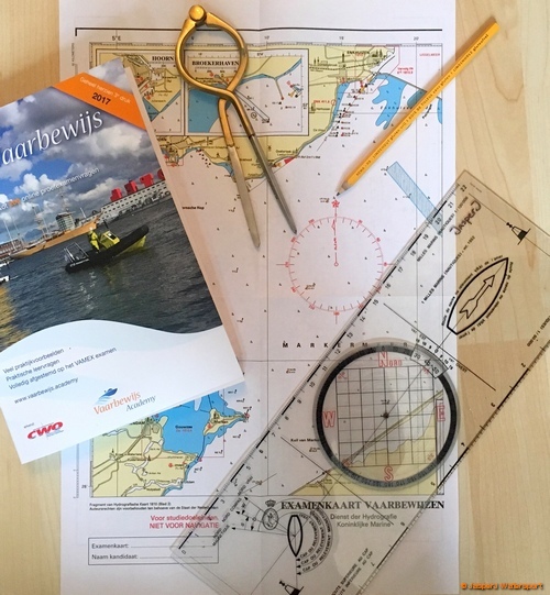 JasperJ Watersporttheorie Cursus Klein Vaarbewijs 2 Navigatie